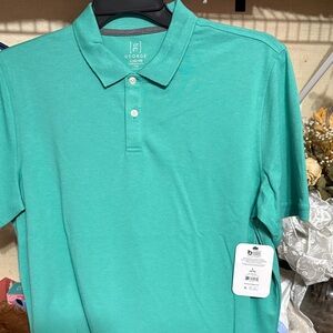 George Men's Aqua Polo Shirt